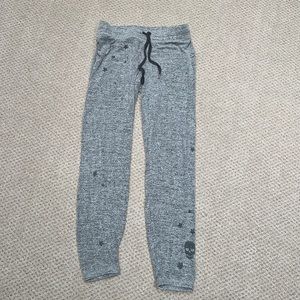 Light gray skull and star sweatpants from PJ Salvage